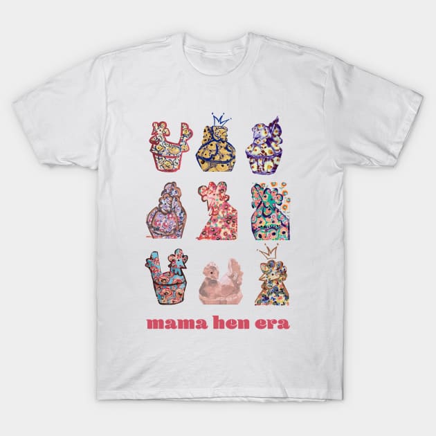 Mama Hen Squad T-Shirt by AniaZwara ART